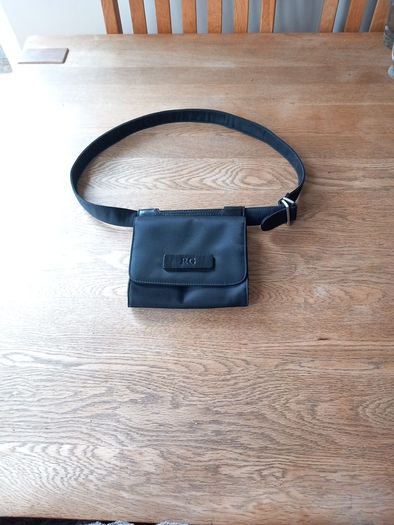 Racing Green Black belt bag