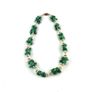 Vintage green chalcedony necklace Image 2