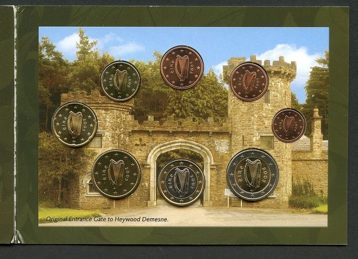 Ireland - 2005 Uncirculated Coin Set in Original Folder
