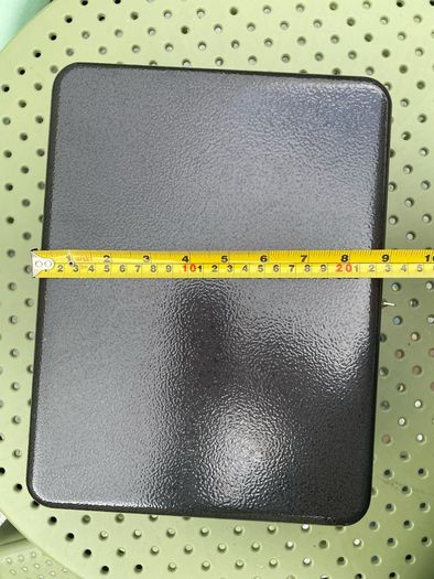 Metal storage box with key