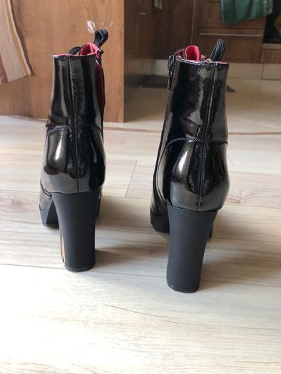 Black heeled Boots for women, size 39 EUR