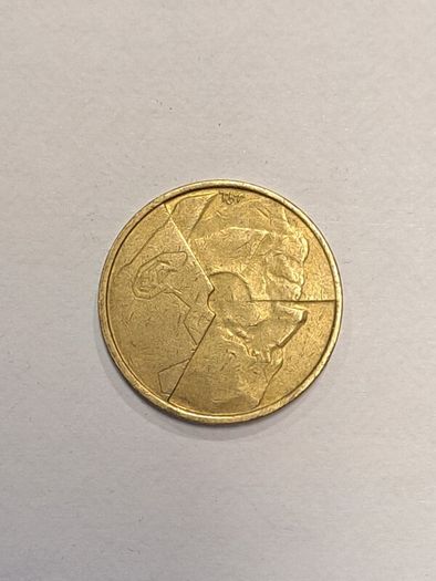 Belgium 5 francs coin