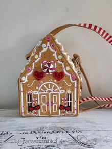 Betsey Johnson Rare Collectible 2018 Gingerbread House Bag