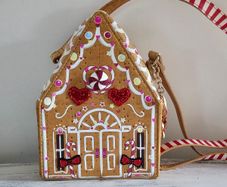 Betsey Johnson Rare Collectible 2018 Gingerbread House Bag