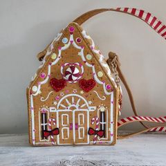 Betsey Johnson Rare Collectible 2018 Gingerbread House Bag