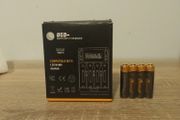 rechargeable battery Charger + 4 1100mah  aaa rechargeable batteries