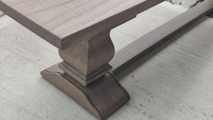 200cm Vintage Ash Dining Bench Rustic