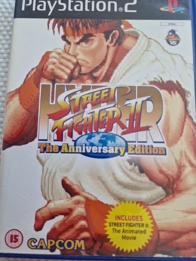 Hiper Street Fighter II The Anniversary Edition PlayStation2 Ps2 Games Original