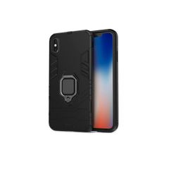 iPhone X XS Case Hybrid Cover Rugged Armor Shockproof Magnet Ring Holder Stand - FHT01IPK5