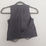 Kids waistcoats Age 4 & 6 Navy Grey Image 5