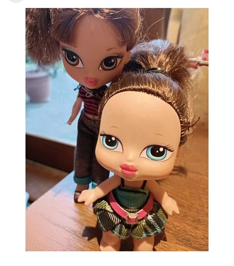 baby bratz roxxi and big sister - 2 dolls