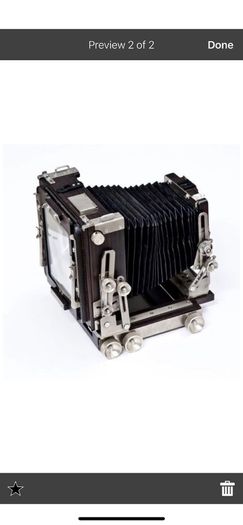 EBONY 5x4 camera