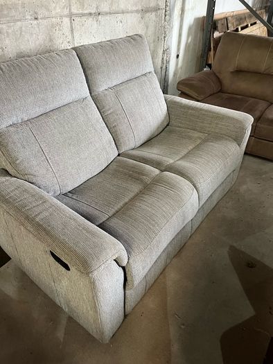 Grey 2 seater recliner set