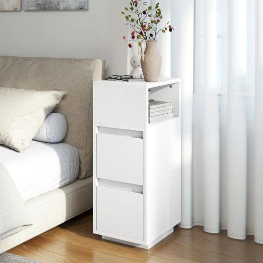 Slim Bedside Table