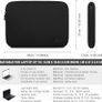 NEW SALE | Laptop Sleeve 15-15.6 Inch Notebook Case Bump Absorb Briefcase Carrying Bag Compatible with MacBook, Acer, Asus, Dell, Lenovo, Microsoft, HP Durable Laptop Cover Image 6