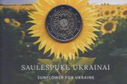 Latvia 2 Euro Commemorative Coin 2023 - Glory to Ukraine. Coincard. BU