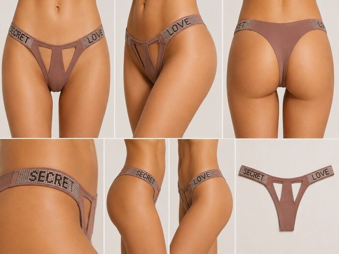 Dyana Pure Luxury Crystal Thong  Secret Love