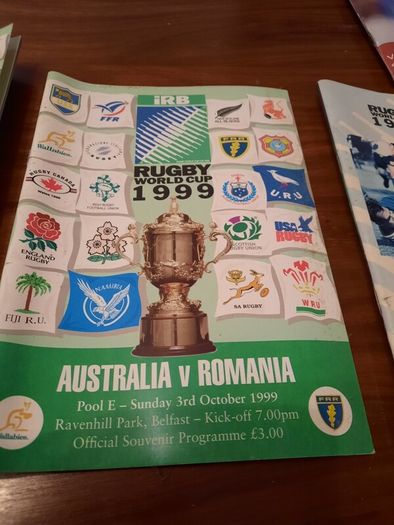 1999 Rugby World Cup programmes bundle (8)