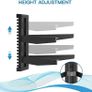 Floating Shelf Wall bracket with Strengthened Tempered Glass for DVD Players/Cable Boxes/Games Consoles/TV Accessories, 2 Shelves, Black (FREE SHIPPING) Image 4