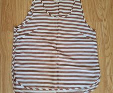 Cotton striped top