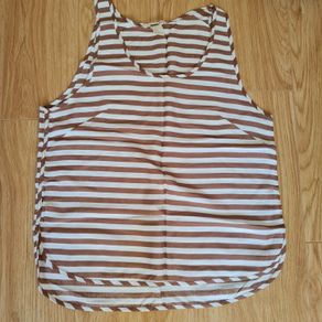 Cotton striped top