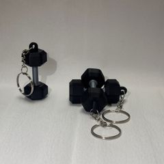 Dumbbell Keychain