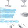 Foldable Cooling Portable Adjustable Desktop Fan Image 5