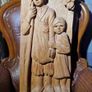 Sculptures, portraits made of wood. Image 6