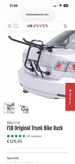 Hollywood Car Bike Rack