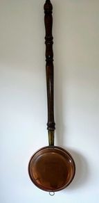 Antique Victorian era bed warming pan
