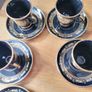Handpainted  12 Piece expresso/tea service Image 6