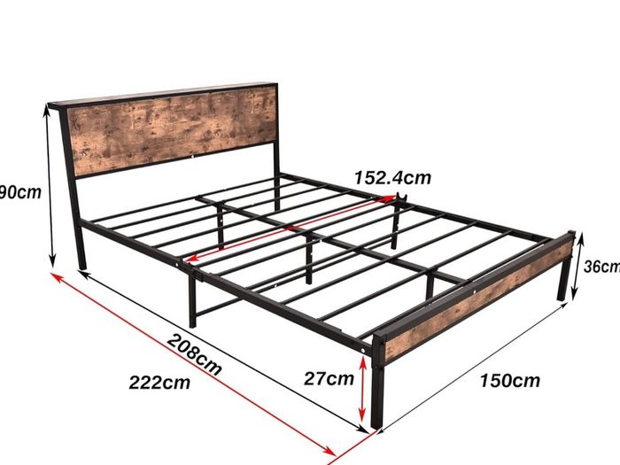 King Size Bed Frame Metal