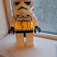 Lego Stormtrooper alarm clock