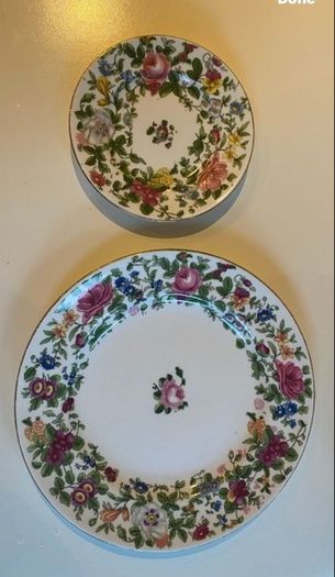 Crown  Staffordshire china eight euro for both pieces