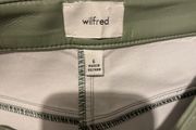 Olive Wilfred pleather trousers