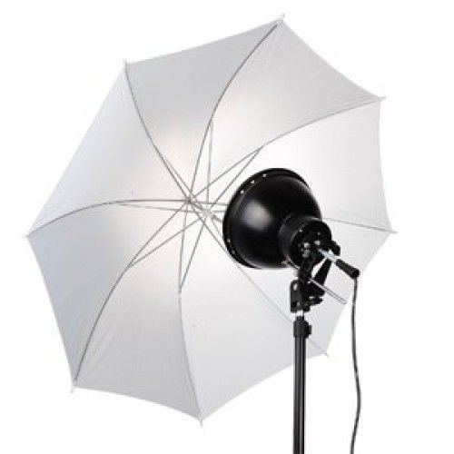 84cm 33 inch White Soft Umbrella