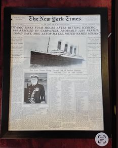 Titanic newspaper articale
