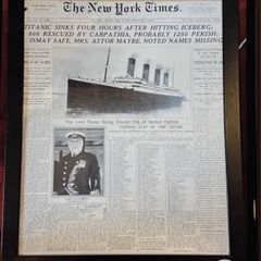 Titanic newspaper articale