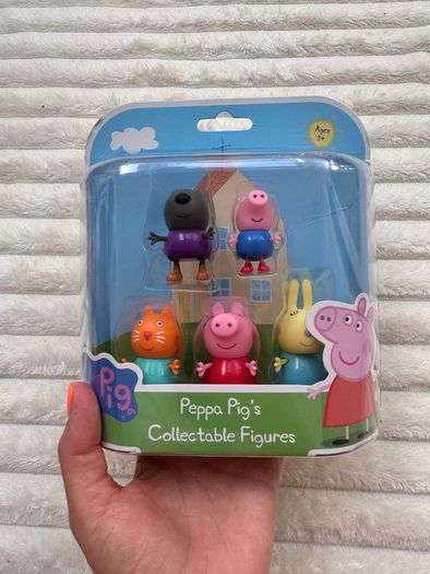 Peppa Pig's Pig 5 collectible figures Please see photos