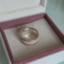 Pandora soft pink hearts band ring size 54 very good condition fully hallmarked(no box) Image 4