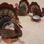 Turkey tealight holders x 3 Image 4
