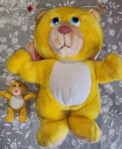 Vintage 80s Hasbro Wuzzels - Butterbear bundle