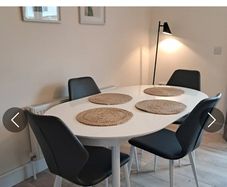 PRICE DROP Extending Dining Table and 6 chairs