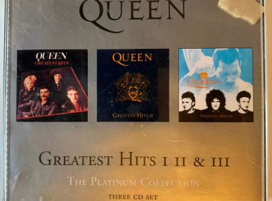 Queen [2000] Greatest Hits I II & III (The Platinum Collection) (3CD Fatbox Album)