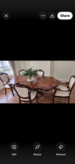antique dining set
