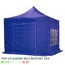 Market Grade  Pop Up Gazebo Steel 40mm Hex 3m x 3m Image 2