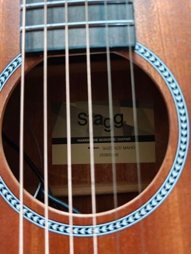 Stagg SA25-ACE-MAHO electro-acoustic grand auditorium guitar