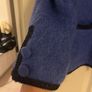 Blue pure virgin wool Donegal Design jacket Image 2