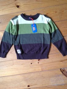 BNWT Green & Brown Jumper Age 4