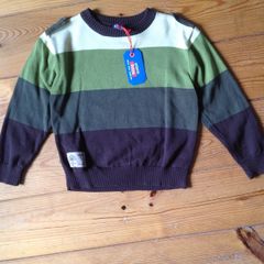 BNWT Green & Brown Jumper Age 4